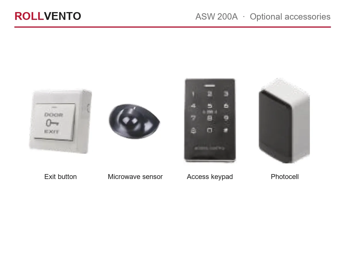 ASW-200A Rollvento ASW-200A Automatic Swing Door Opener (Arm Type) — view 7