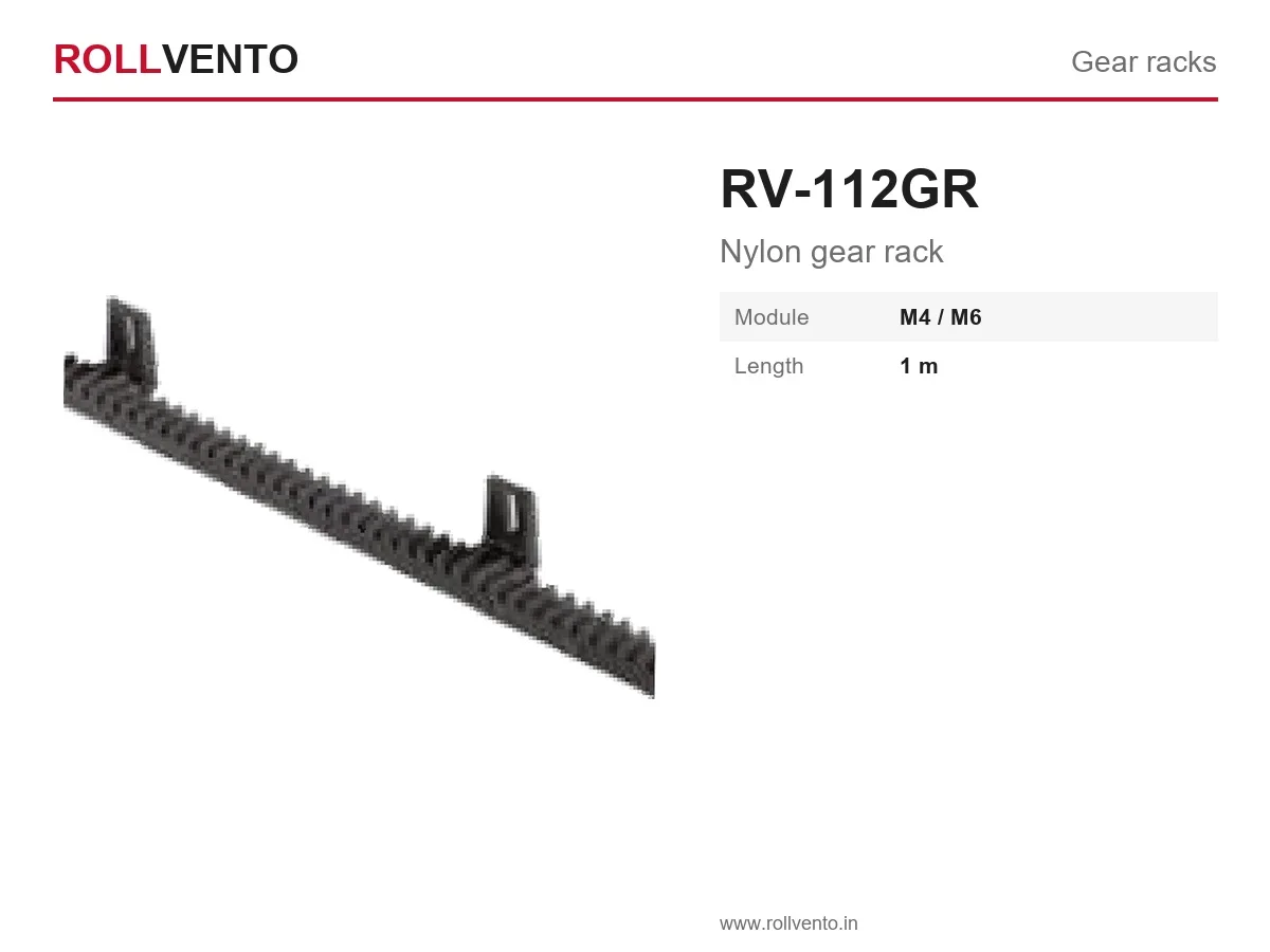 RV-112GR Rollvento RV-112GR Nylon gear rack — primary view