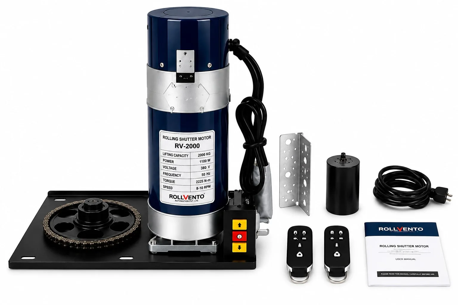 RV-2000 RV-2000 Three Phase Rolling Shutter Motor — complete set