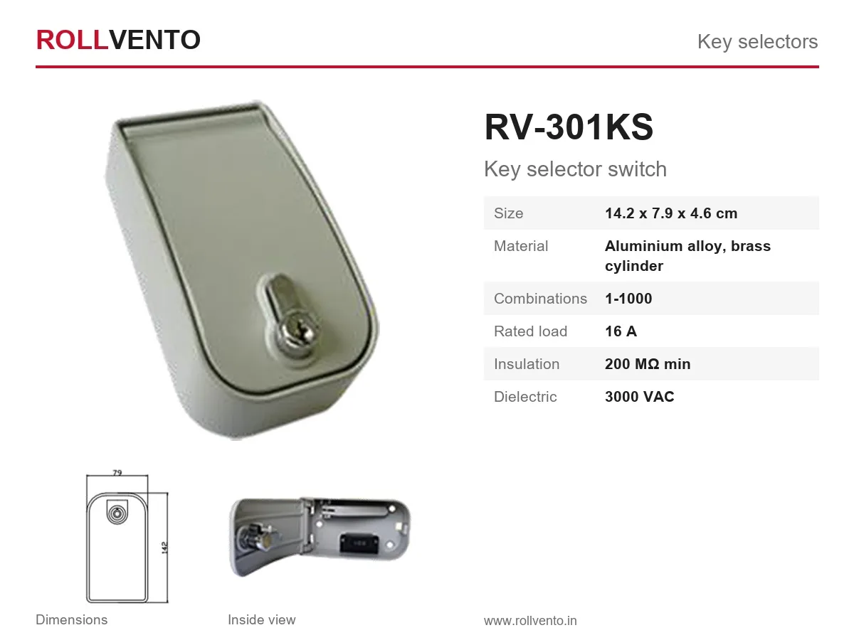RV-301KS Rollvento RV-301KS Key selector switch — primary view
