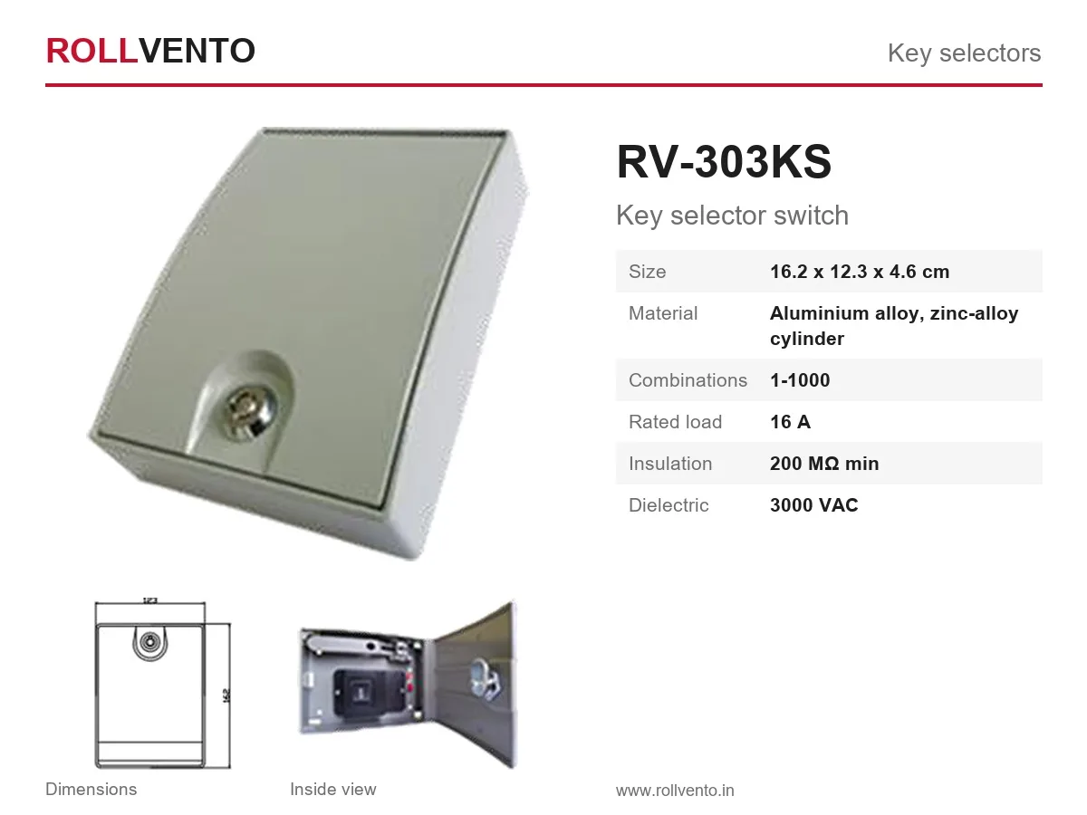 RV-303KS Rollvento RV-303KS Key selector switch — primary view