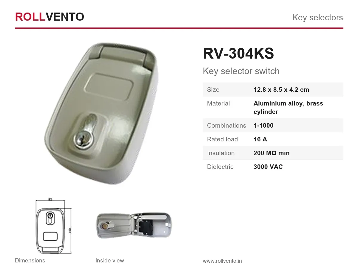 RV-304KS Rollvento RV-304KS Key selector switch — Rollvento