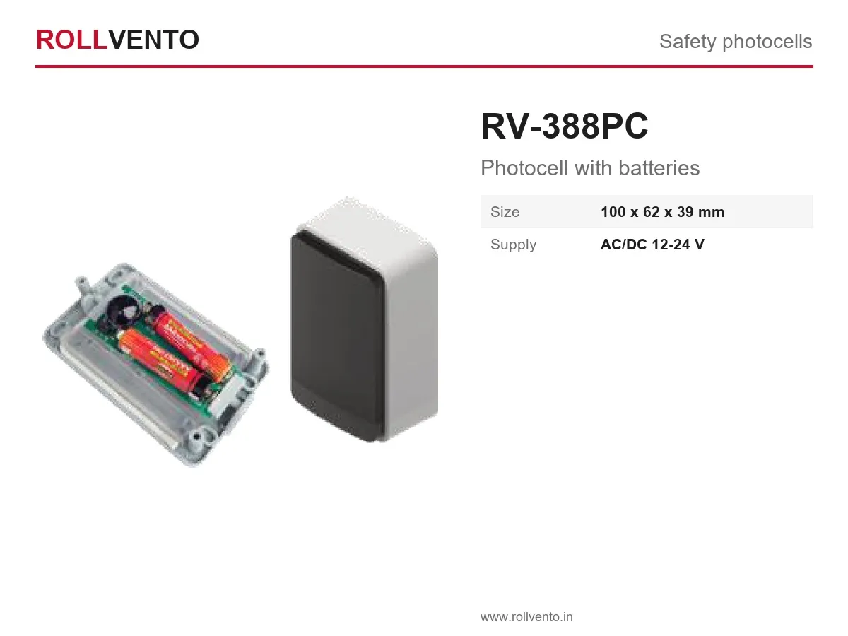 RV-388PC Rollvento RV-388PC Photocell with batteries — Rollvento