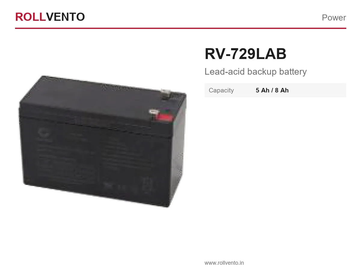 RV-729LAB Rollvento RV-729LAB Lead-acid backup battery — primary view