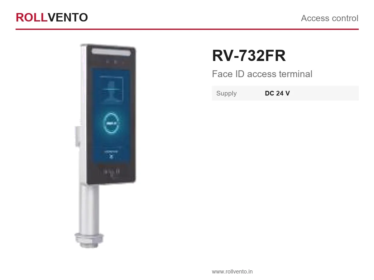 RV-732FR Rollvento RV-732FR Face ID access terminal — Rollvento